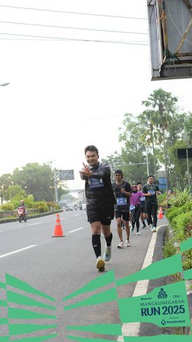 Race photo from Mangkunegaran Run 2025