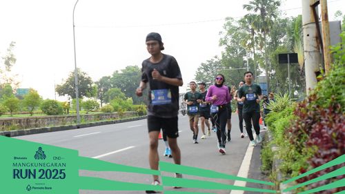 Race photo from Mangkunegaran Run 2025