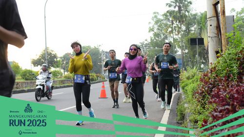 Race photo from Mangkunegaran Run 2025