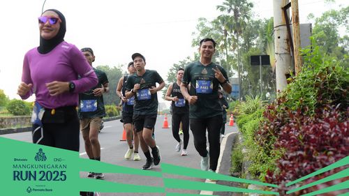 Race photo from Mangkunegaran Run 2025