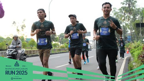 Race photo from Mangkunegaran Run 2025