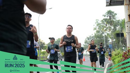 Race photo from Mangkunegaran Run 2025