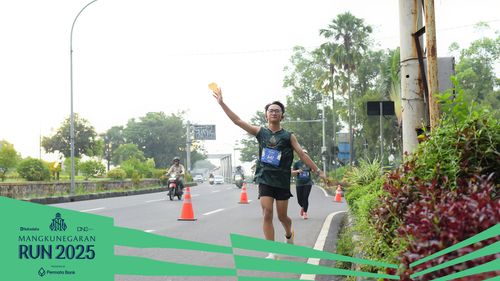 Race photo from Mangkunegaran Run 2025