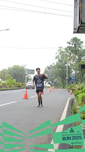 Race photo from Mangkunegaran Run 2025