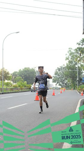 Race photo from Mangkunegaran Run 2025