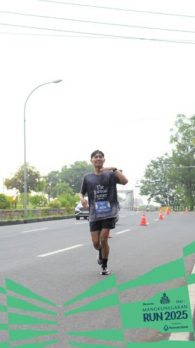 Race photo from Mangkunegaran Run 2025