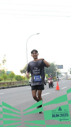Race photo from Mangkunegaran Run 2025