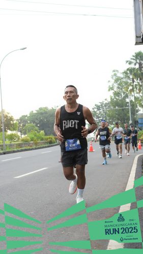 Race photo from Mangkunegaran Run 2025