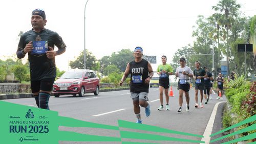 Race photo from Mangkunegaran Run 2025