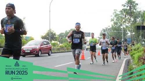Race photo from Mangkunegaran Run 2025