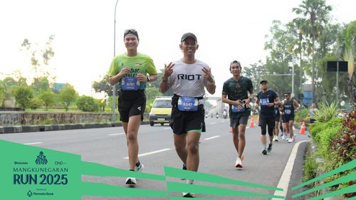 Race photo from Mangkunegaran Run 2025