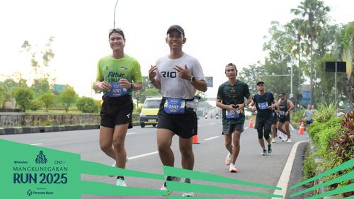 Race photo from Mangkunegaran Run 2025