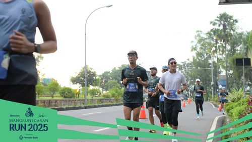 Race photo from Mangkunegaran Run 2025
