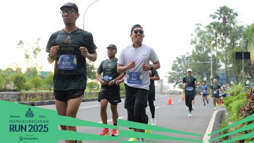 Race photo from Mangkunegaran Run 2025