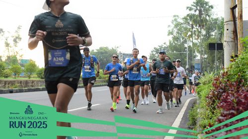 Race photo from Mangkunegaran Run 2025