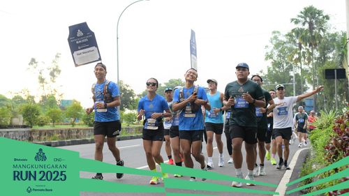 Race photo from Mangkunegaran Run 2025