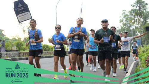 Race photo from Mangkunegaran Run 2025