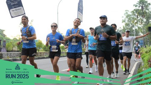 Race photo from Mangkunegaran Run 2025