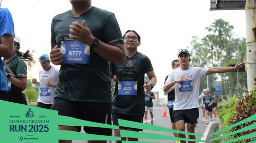 Race photo from Mangkunegaran Run 2025