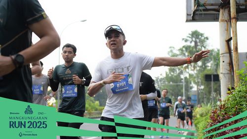 Race photo from Mangkunegaran Run 2025