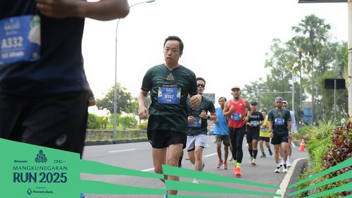 Race photo from Mangkunegaran Run 2025