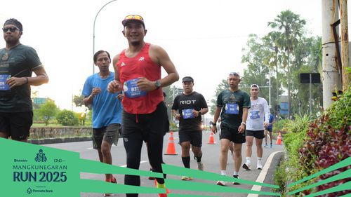 Race photo from Mangkunegaran Run 2025