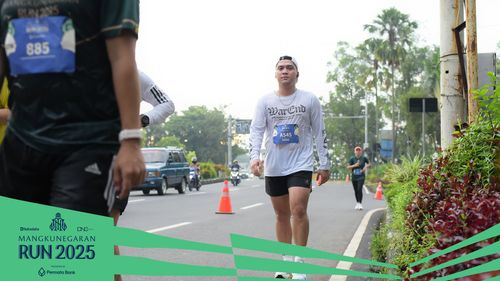 Race photo from Mangkunegaran Run 2025