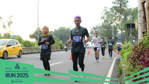 Race photo from Mangkunegaran Run 2025