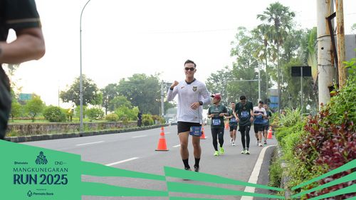 Race photo from Mangkunegaran Run 2025