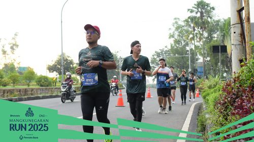 Race photo from Mangkunegaran Run 2025