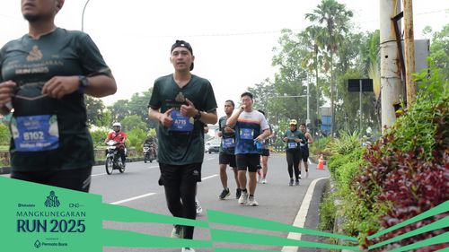 Race photo from Mangkunegaran Run 2025
