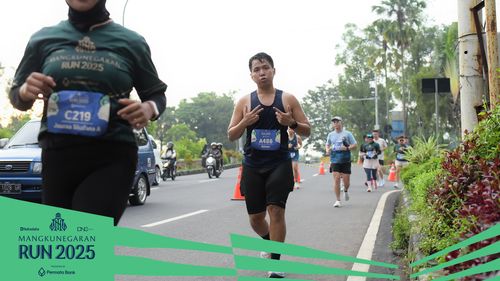 Race photo from Mangkunegaran Run 2025