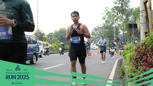 Race photo from Mangkunegaran Run 2025