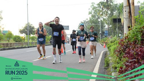 Race photo from Mangkunegaran Run 2025