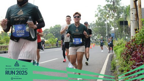 Race photo from Mangkunegaran Run 2025