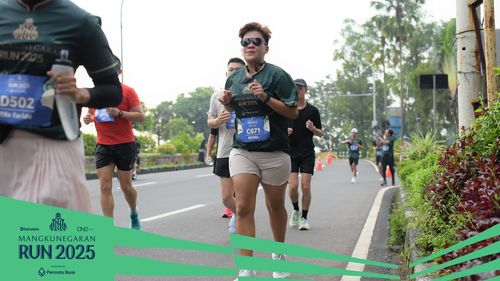 Race photo from Mangkunegaran Run 2025