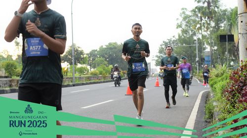 Race photo from Mangkunegaran Run 2025