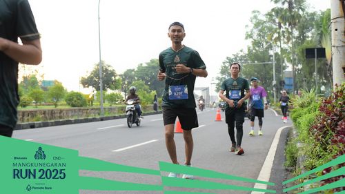 Race photo from Mangkunegaran Run 2025