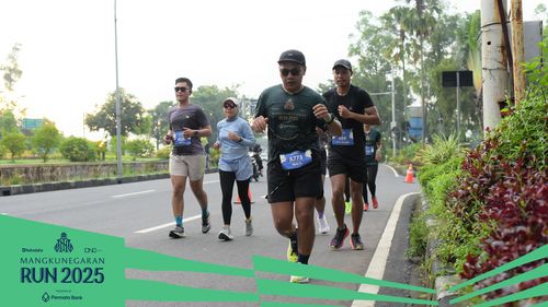 Race photo from Mangkunegaran Run 2025