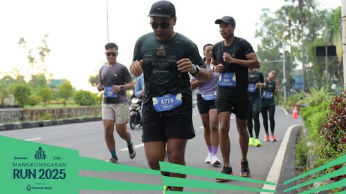 Race photo from Mangkunegaran Run 2025
