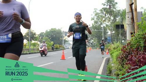 Race photo from Mangkunegaran Run 2025