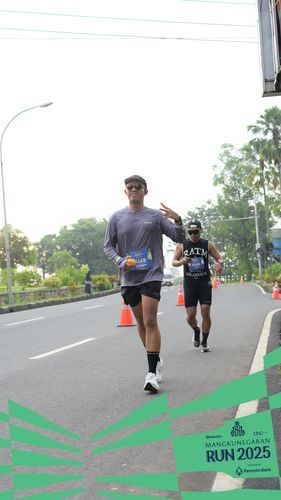 Race photo from Mangkunegaran Run 2025