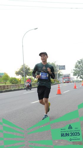 Race photo from Mangkunegaran Run 2025