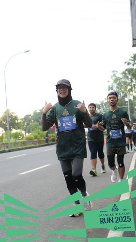 Race photo from Mangkunegaran Run 2025