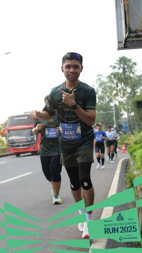 Race photo from Mangkunegaran Run 2025