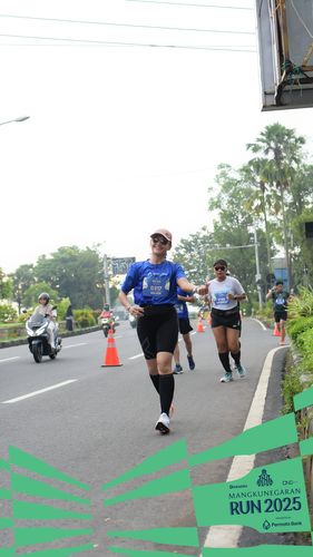 Race photo from Mangkunegaran Run 2025