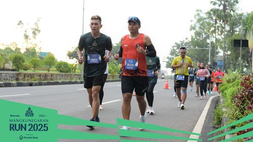Race photo from Mangkunegaran Run 2025