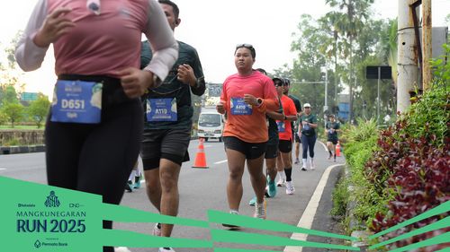 Race photo from Mangkunegaran Run 2025