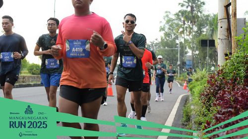 Race photo from Mangkunegaran Run 2025