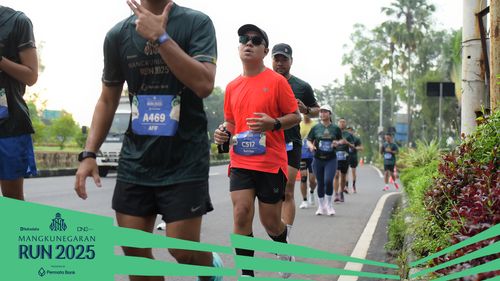 Race photo from Mangkunegaran Run 2025